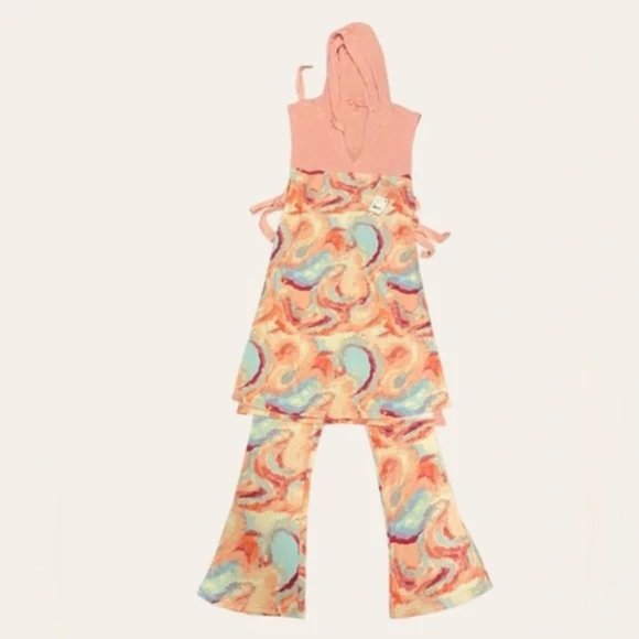 Free People Tops - New W Tags 2 Piece Set NWT Free People Movement All That Set Printed  Size Small